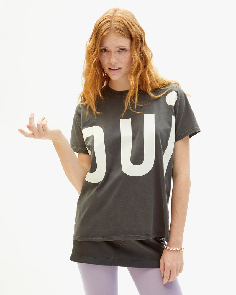 Original Tee Grand Oui | Black w/Cream
