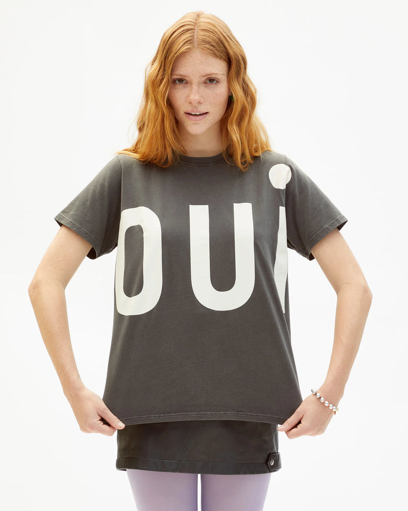 Original Tee Grand Oui | Black w/Cream