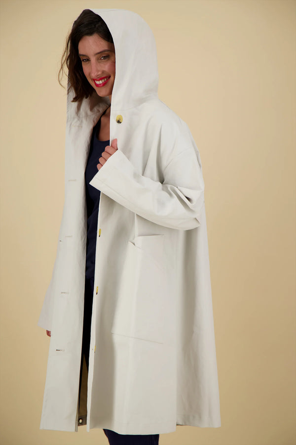 Pyla Lap Coat | Cement