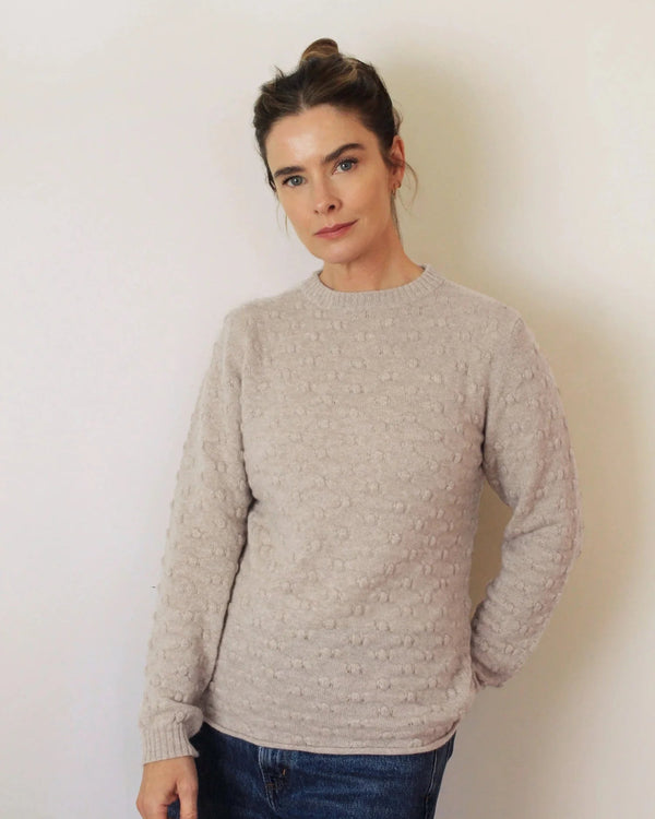 Polka Sweater | Oat