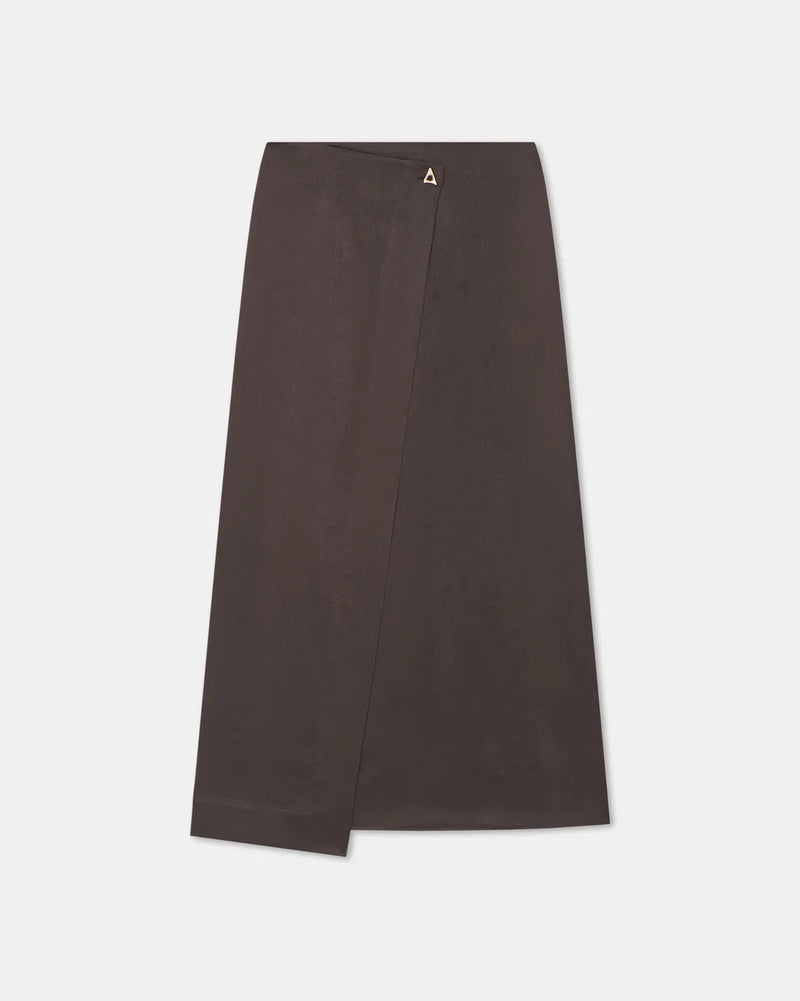 Royal Long Skirt | Espresso