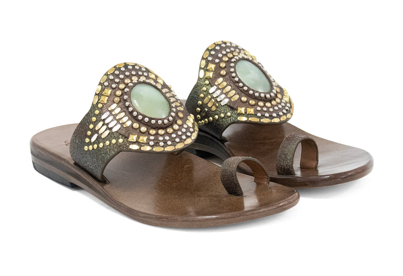 Rocal Jade Sandal | Bronze Pearl