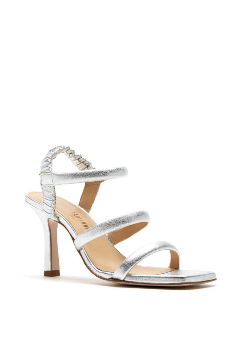 Rodeo Strappy Leather Sandal | Silver