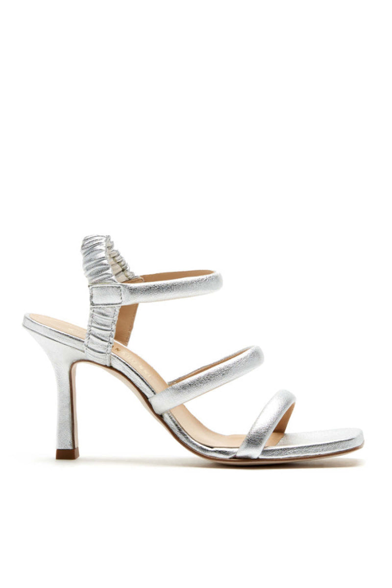Rodeo Strappy Leather Sandal | Silver
