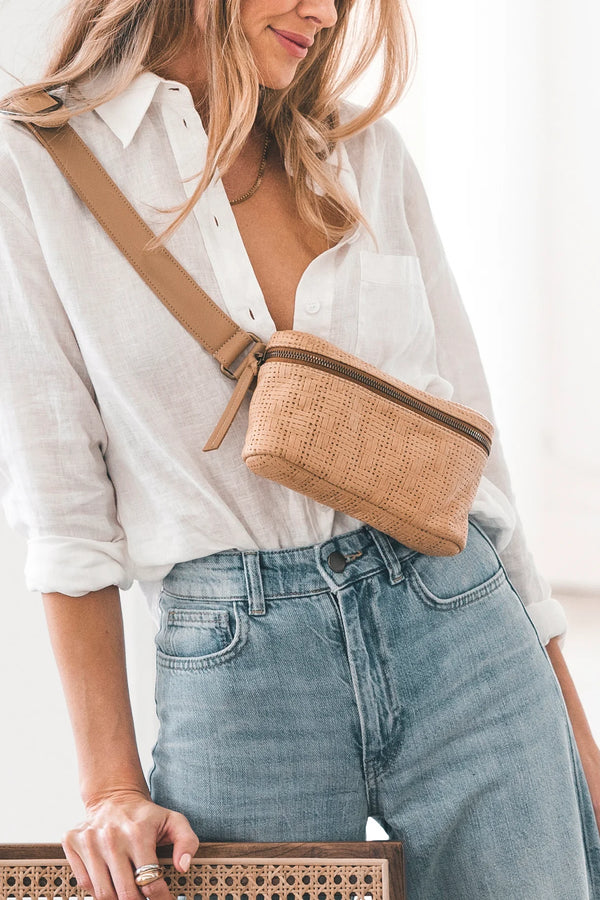Marley Fanny Pack | Vachetta Basketweave
