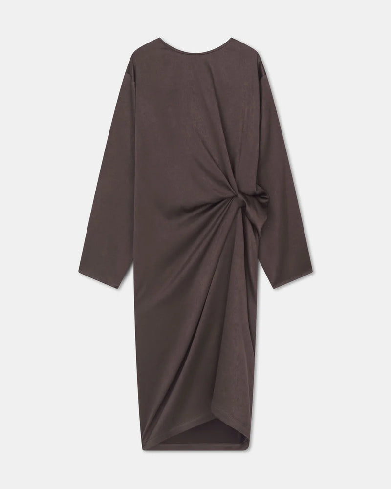 Steam Mid-Length Dress | Espresso