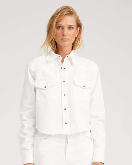 Cropped Western Button Up | Sophia