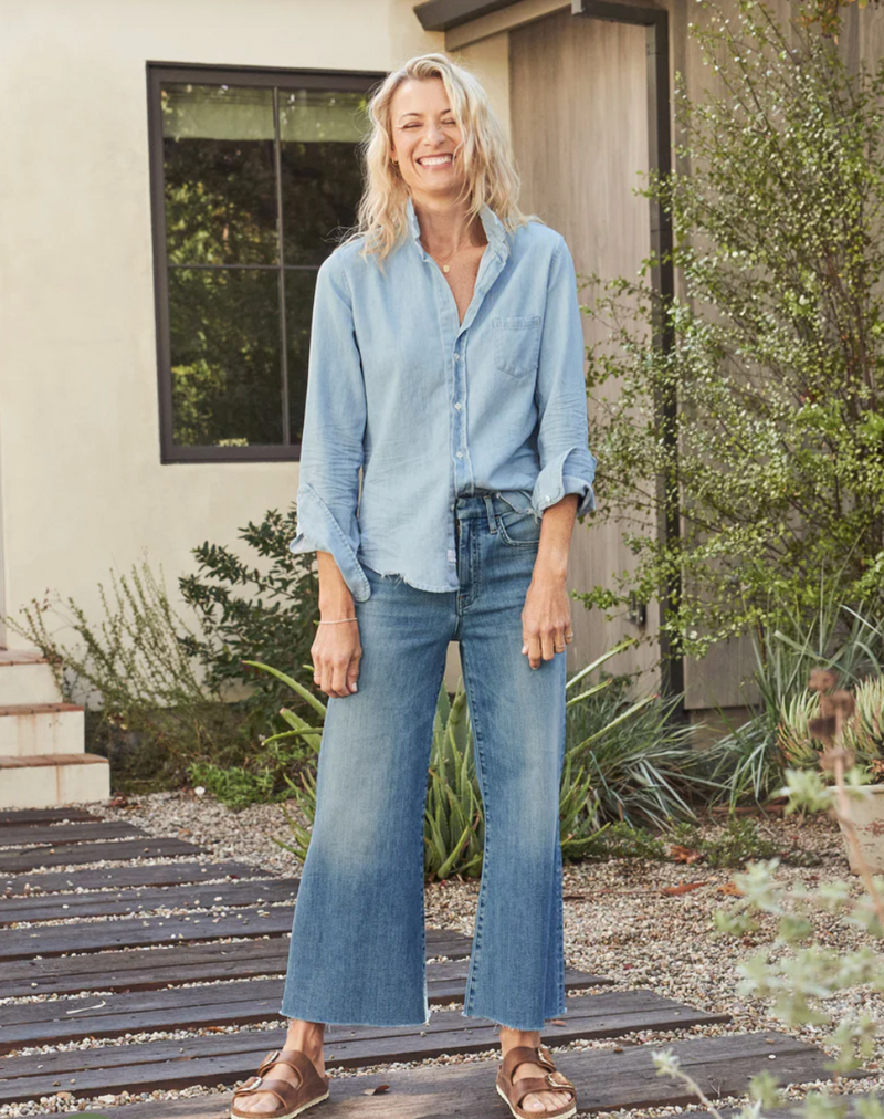 Galway Gaucho | Light Wash Indigo