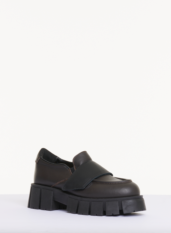 Mocassino Sneakers | Brown Black