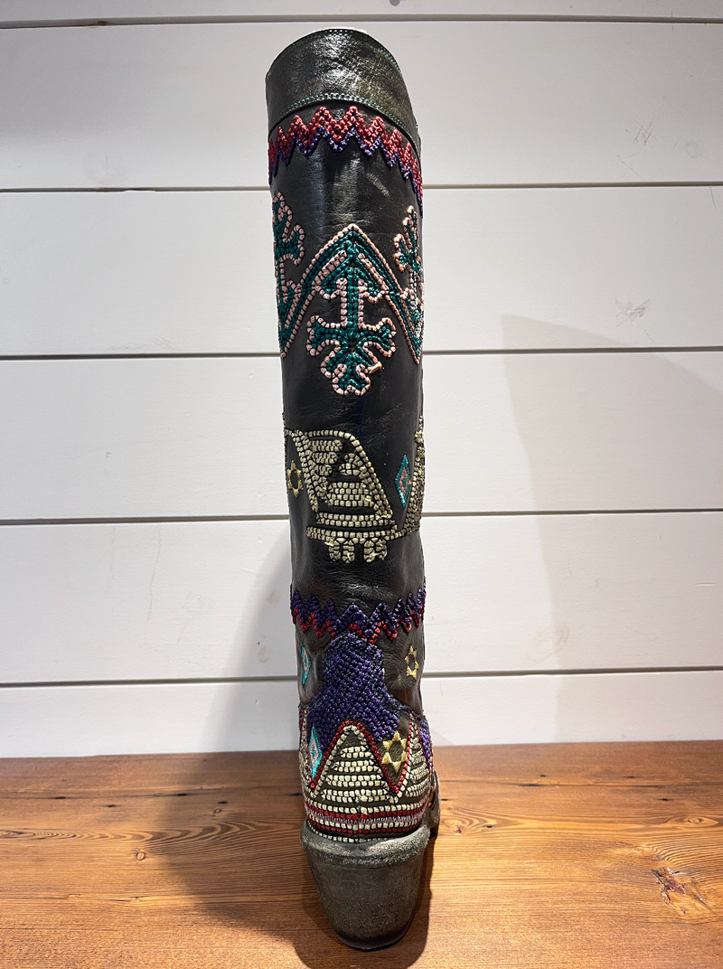 Dallas High Embroidered Boot | Bosco