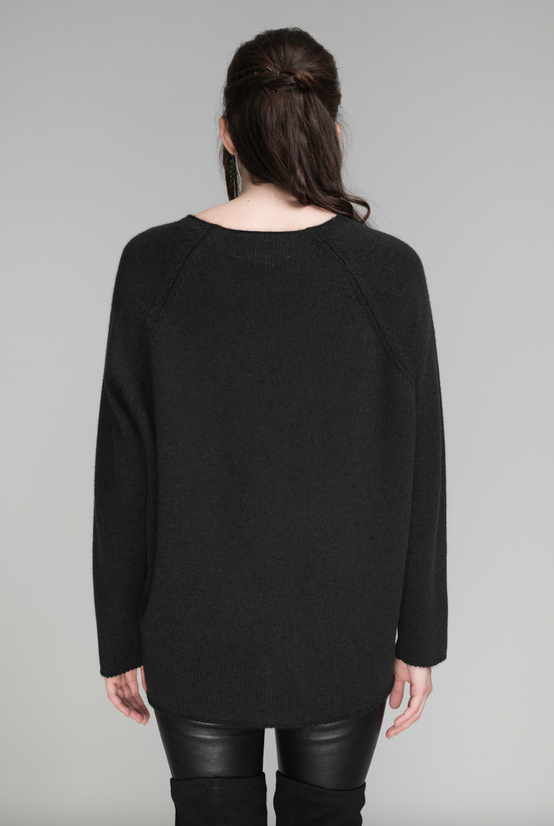 Cashmere Crewneck Sweater | Forest