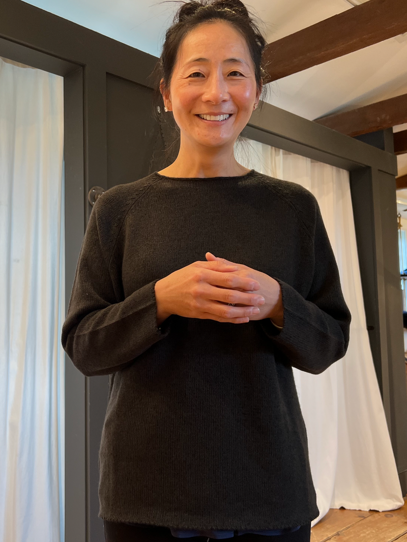 Cashmere Crewneck Sweater | Forest