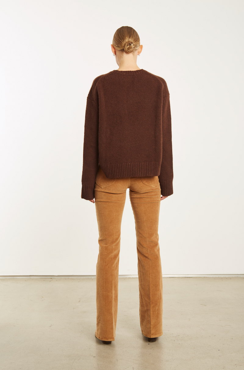Heavy Cashmere Sweater | Americano