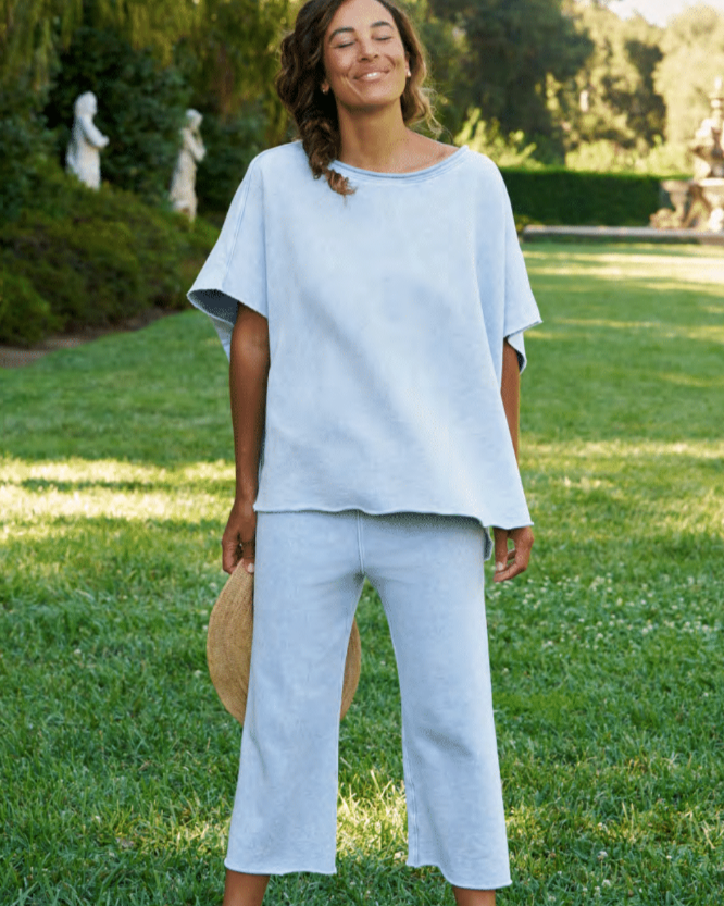 Catherine Favorite Sweatpant | Mineral Blue