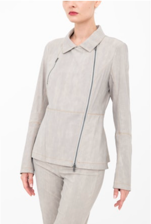 Bristol Moto Coat | Ash
