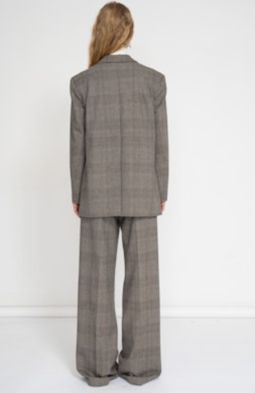 Mercedes Blazer | Checkered Grey