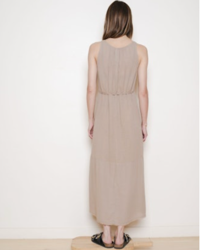Zahara Maxi Dress | Wheat