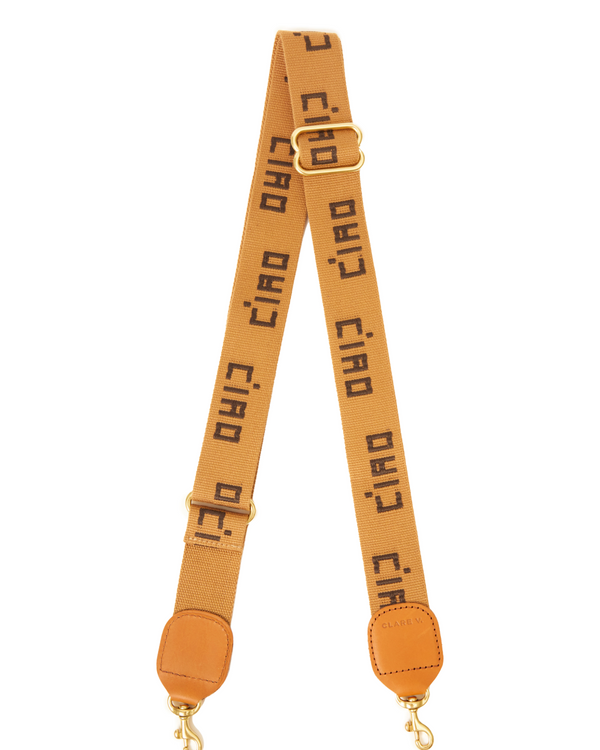 Adjustable Crossbody Strap Ciao | Tan/Chocolate