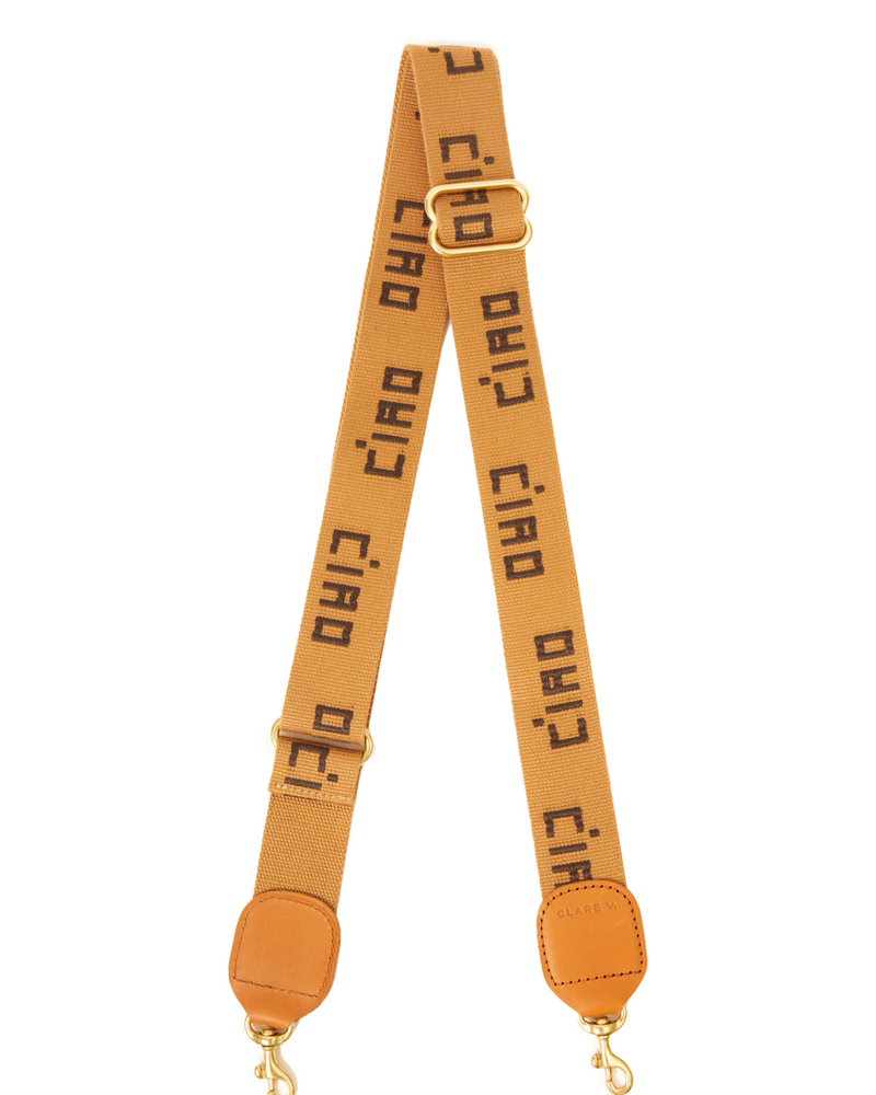 Adjustable Crossbody Strap Ciao | Tan/Chocolate