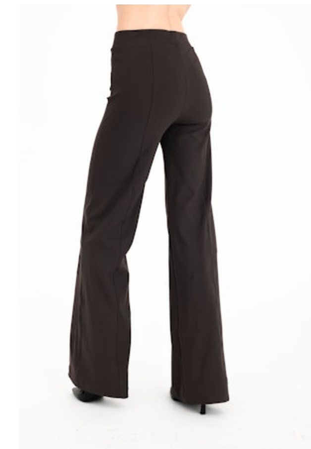 Rubie Pull On Wide Leg Pant | Cocoa