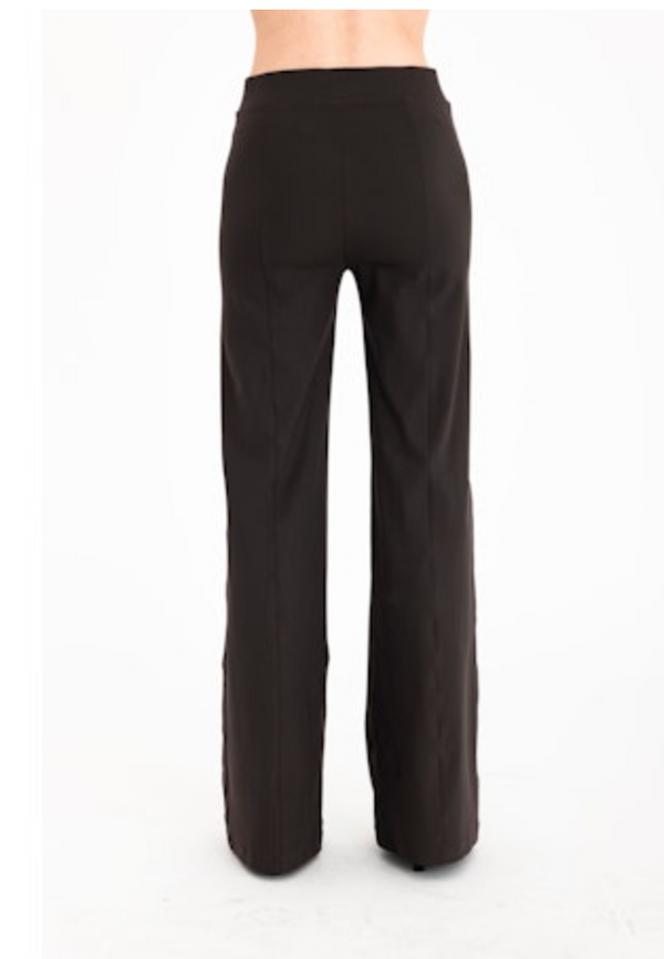 Rubie Pull On Wide Leg Pant | Cocoa
