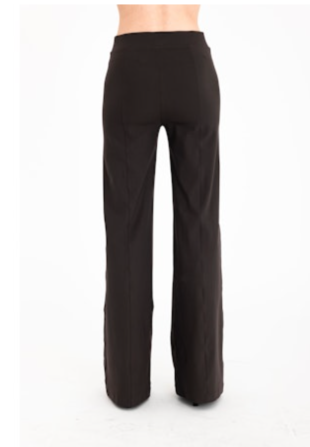 Rubie Pull On Wide Leg Pant | Cocoa