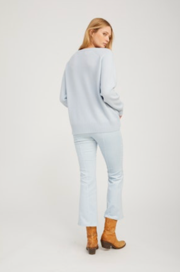Classic Crew Sweater | Baby Blue