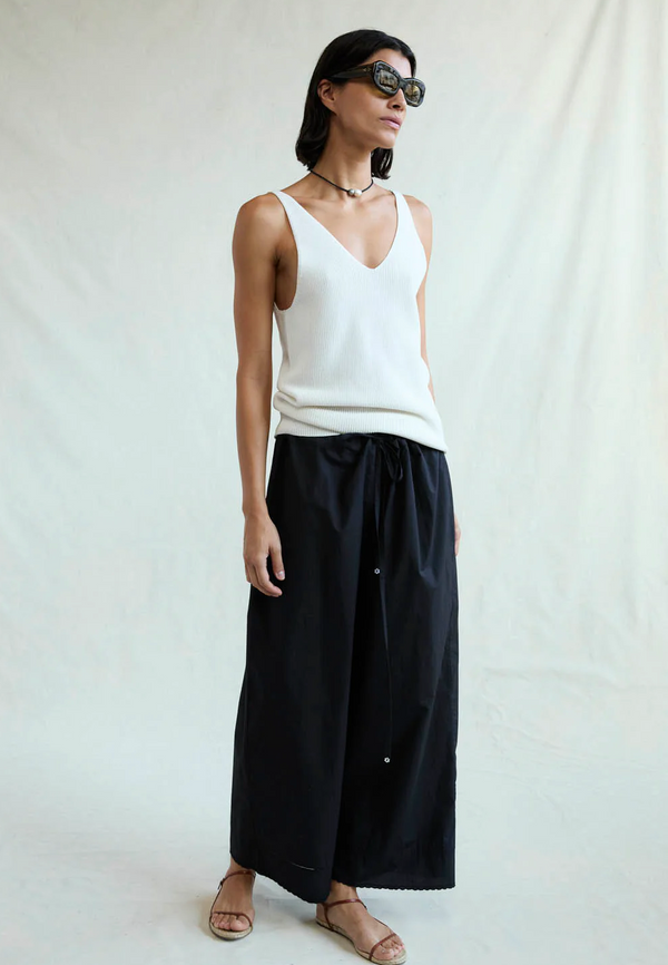 Ramona Poplin Pant | Caviar