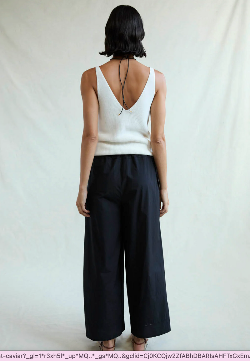 Ramona Poplin Pant | Caviar