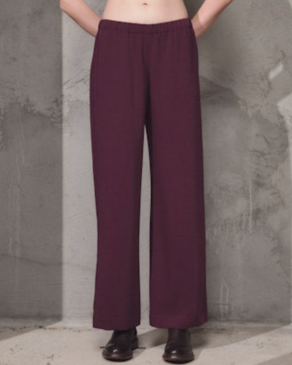 Palazzo Pants | Aubergine