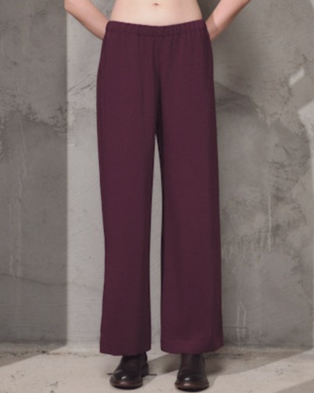 Palazzo Pants | Aubergine
