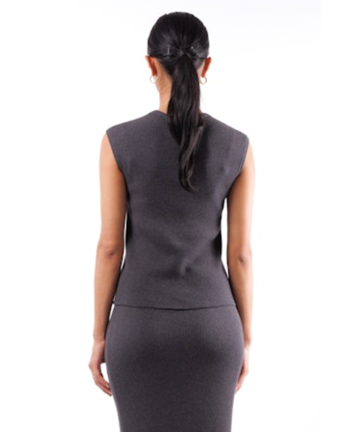 Cropped Muscle Tank 2x1 Cotton | Tripoli