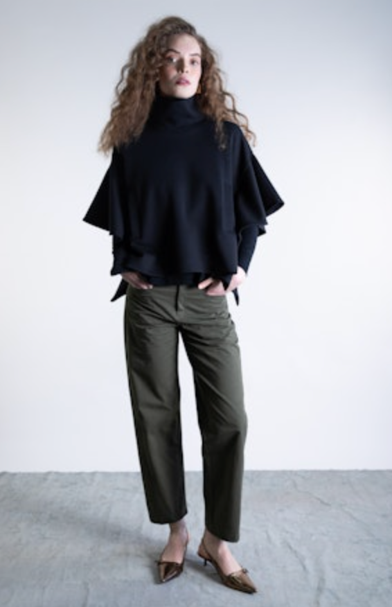Poncho Top | Black