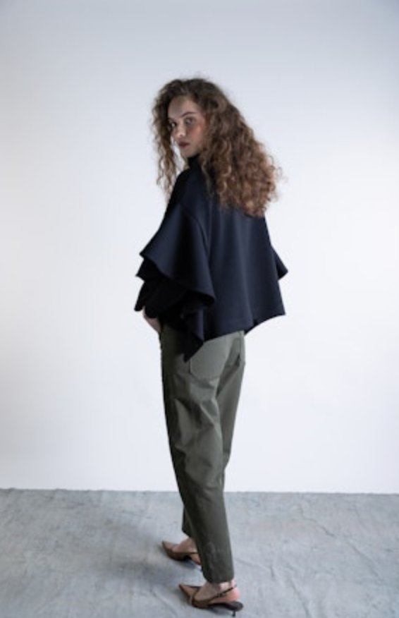 Poncho Top | Black