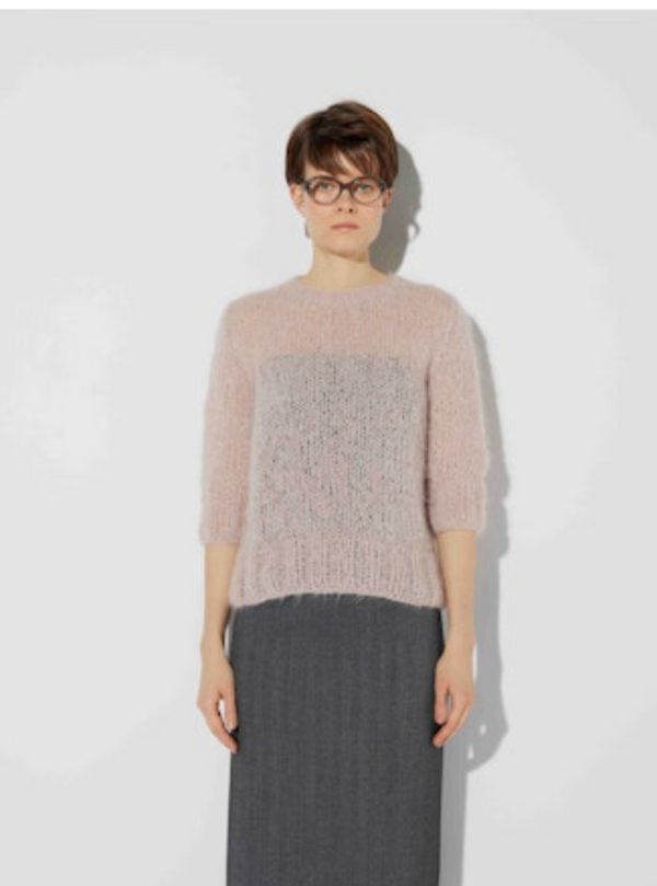 Shaggy Alpaca T-Shirt | Beige