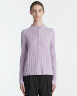 Bambi Bistrot Knitted Cardigan | Lavender