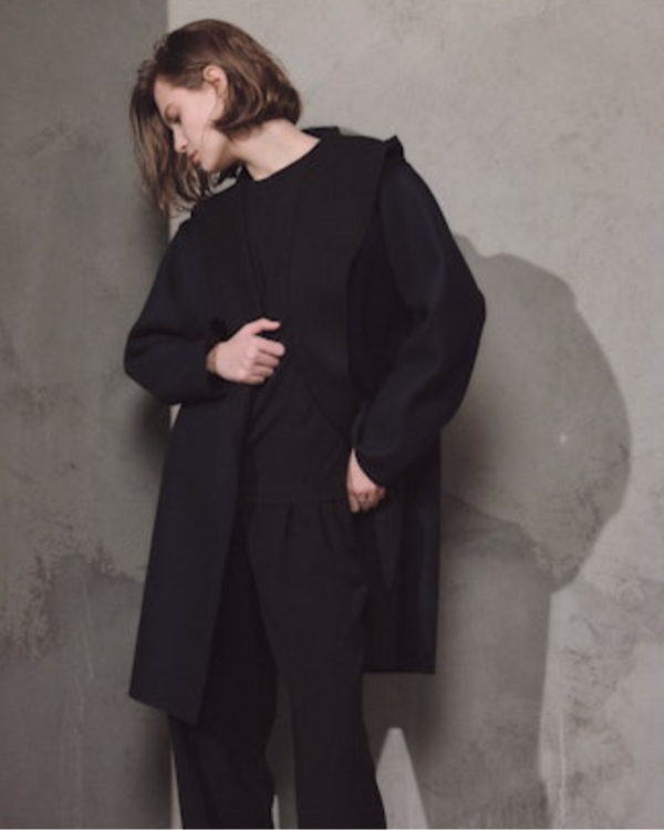 Overcoat | Dark Blue & Black