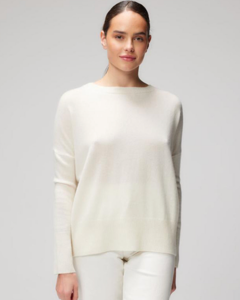 Majestic Filatures Cashmere LS Boatneck Milk shop at well heeled vt boutique