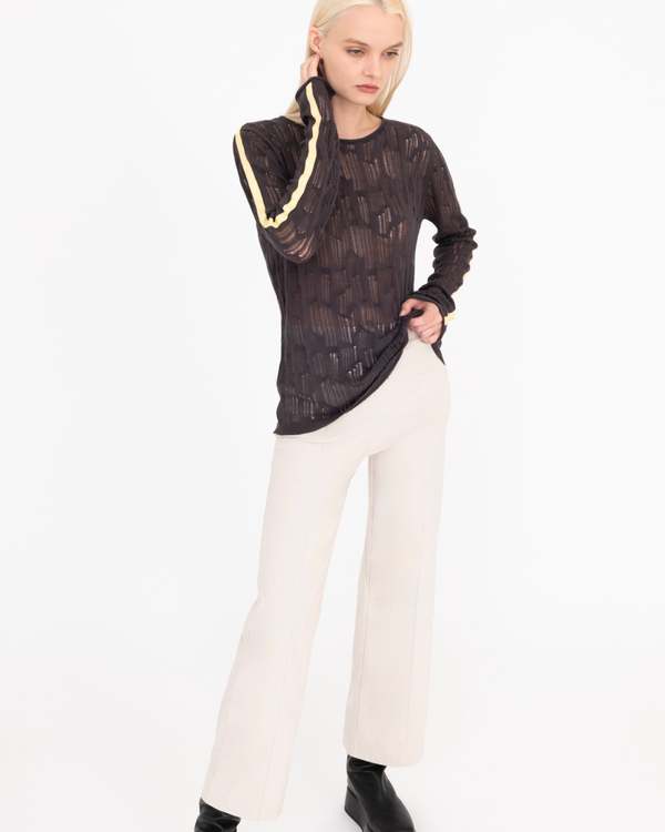 Bixby Cropped Pant | Oyster – Well Heeled