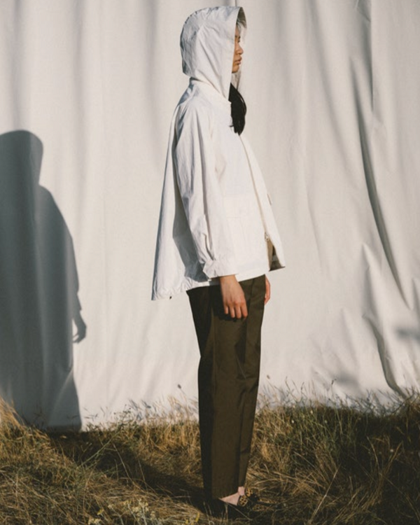 Mima Crinkle Hoodie | Off-White