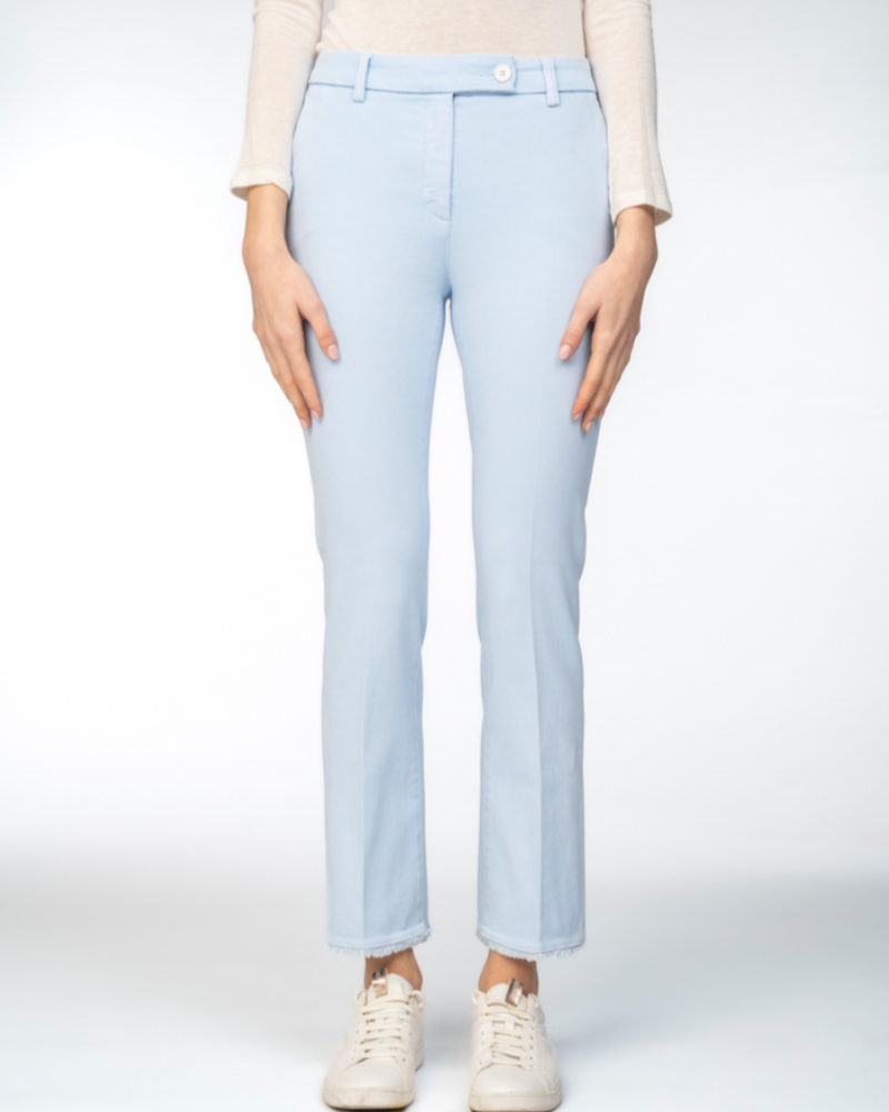 Pants w/Raw Hem | Perla