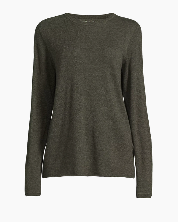 Cashmere LS Crew | Army