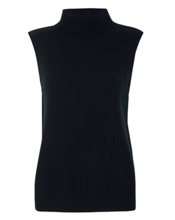 Erika Sleeveless Sweater | Black