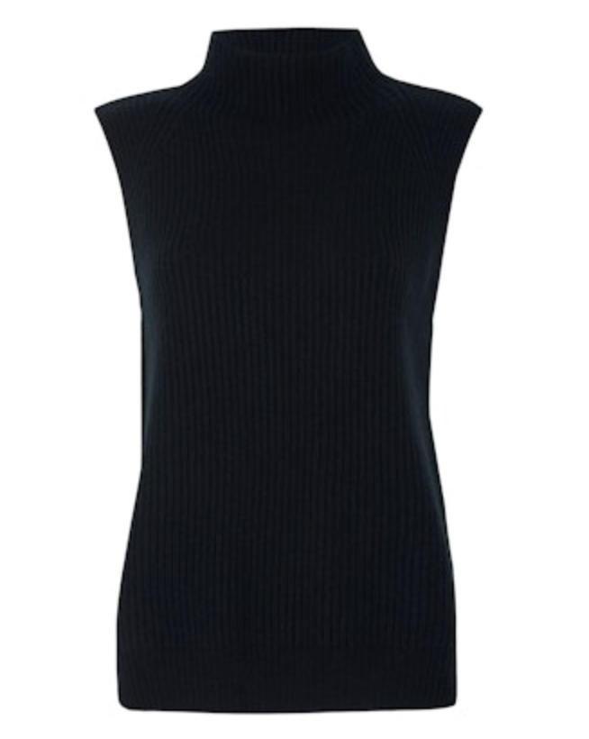 Erika Sleeveless Sweater | Black