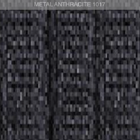 Organic Cotton Metallic Rib Knit L/S Turtleneck | Metal Anthracite