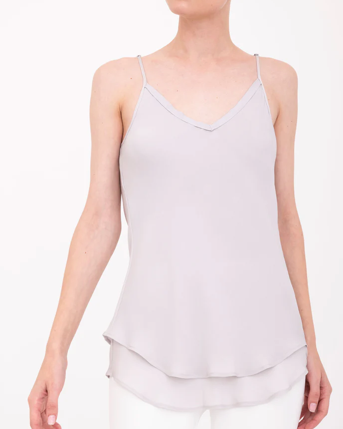 Belle Double Layer Cami | Mauve