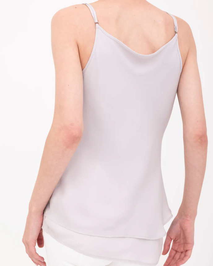 Belle Double Layer Cami | Mauve
