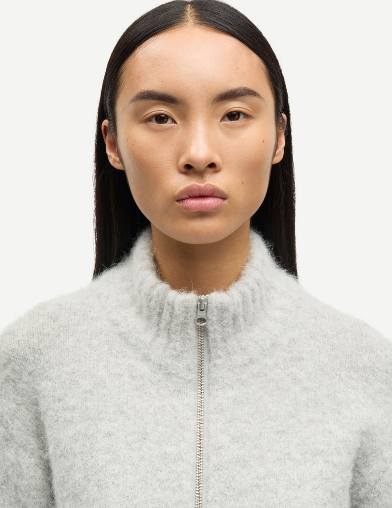 Sajeanne Cardigan | Light Grey Mel
