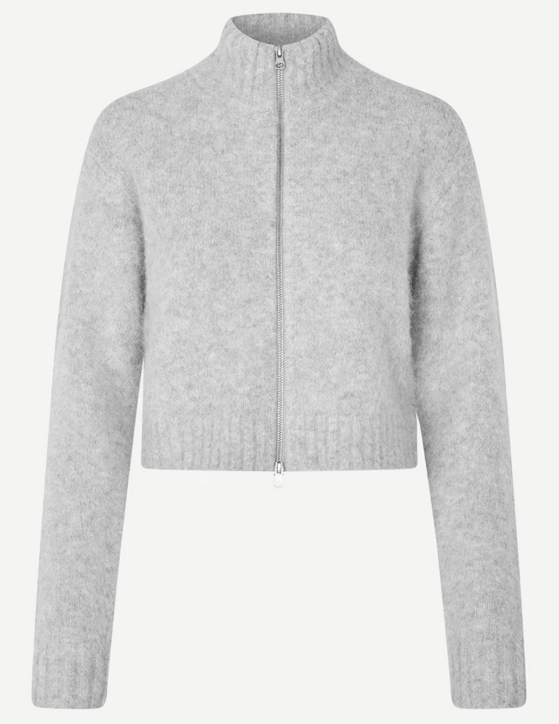 Sajeanne Cardigan | Light Grey Mel