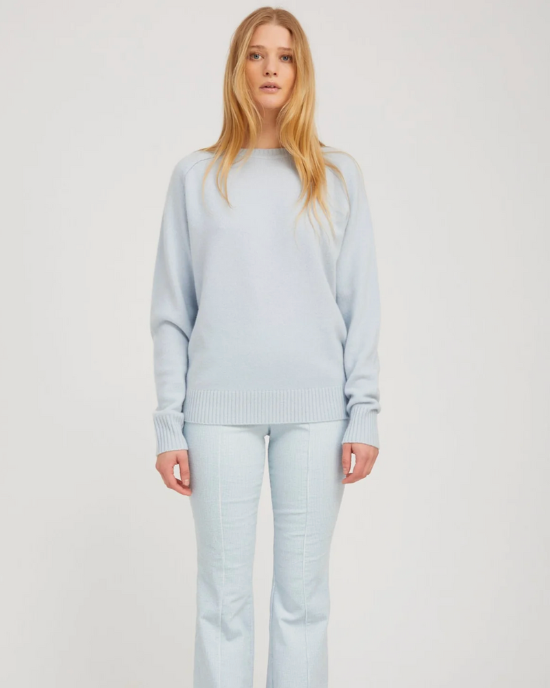 Classic Crew Sweater | Baby Blue